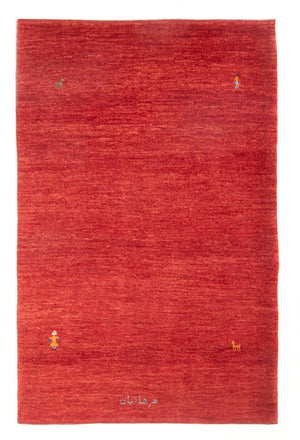 Gabbeh-tæppe - Persisk - 196 x 128 cm - rød