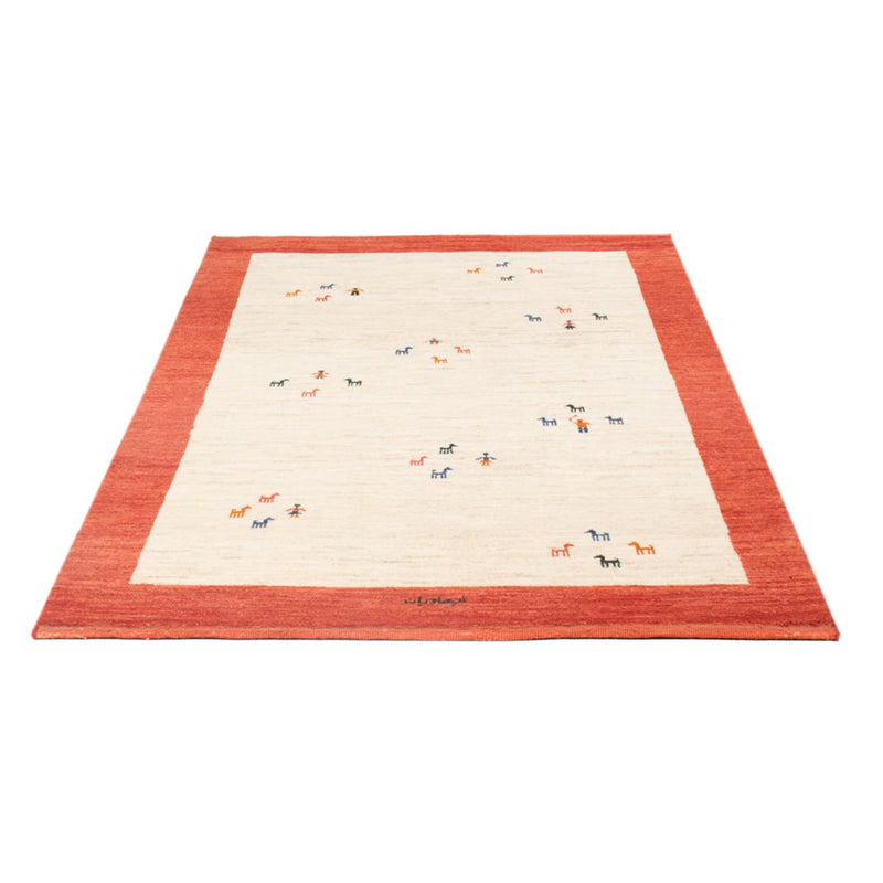Gabbeh-tæppe - Persisk - 177 x 120 cm - flerfarvet
