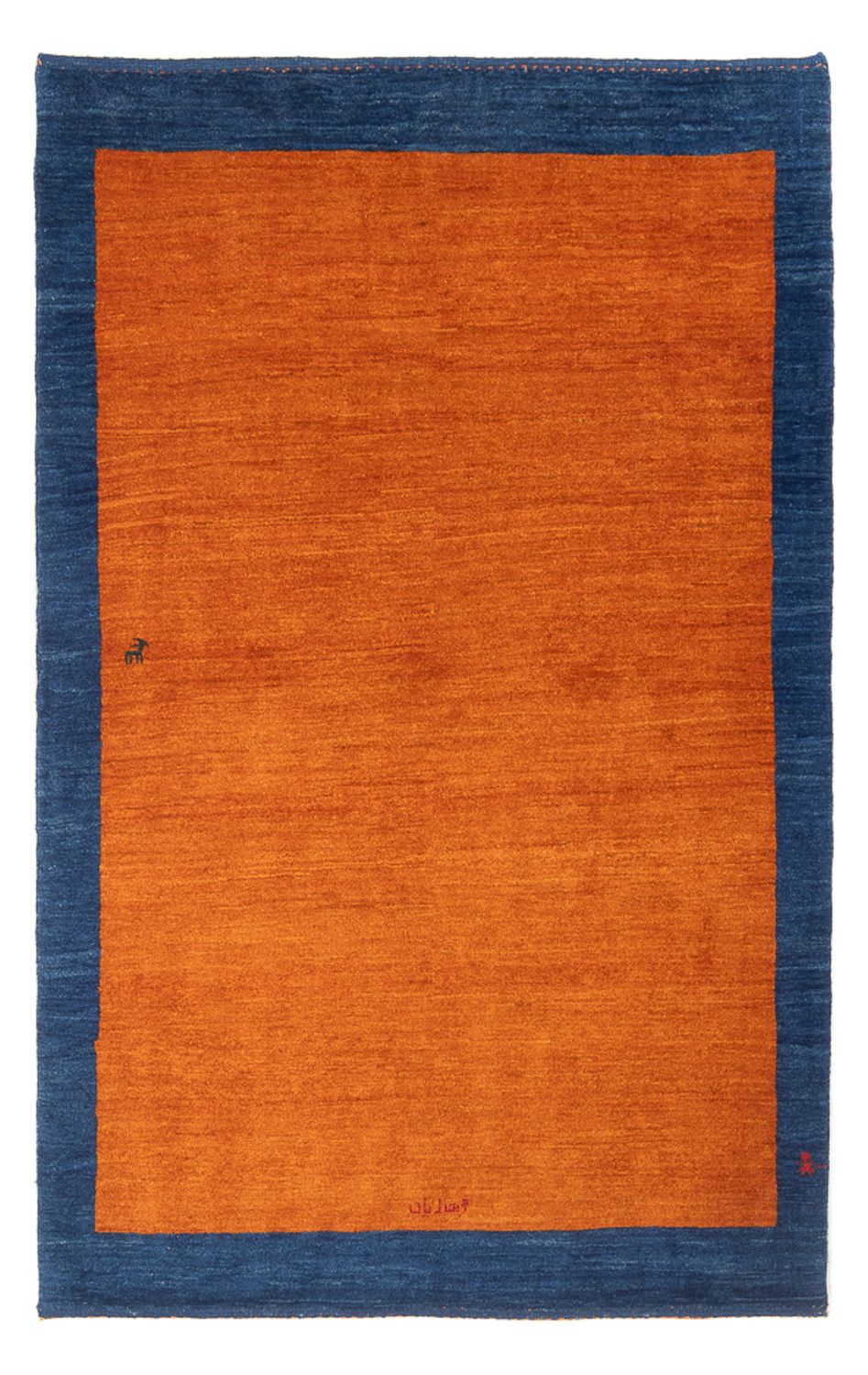 Gabbeh-tæppe - Persisk - 195 x 129 cm - flerfarvet