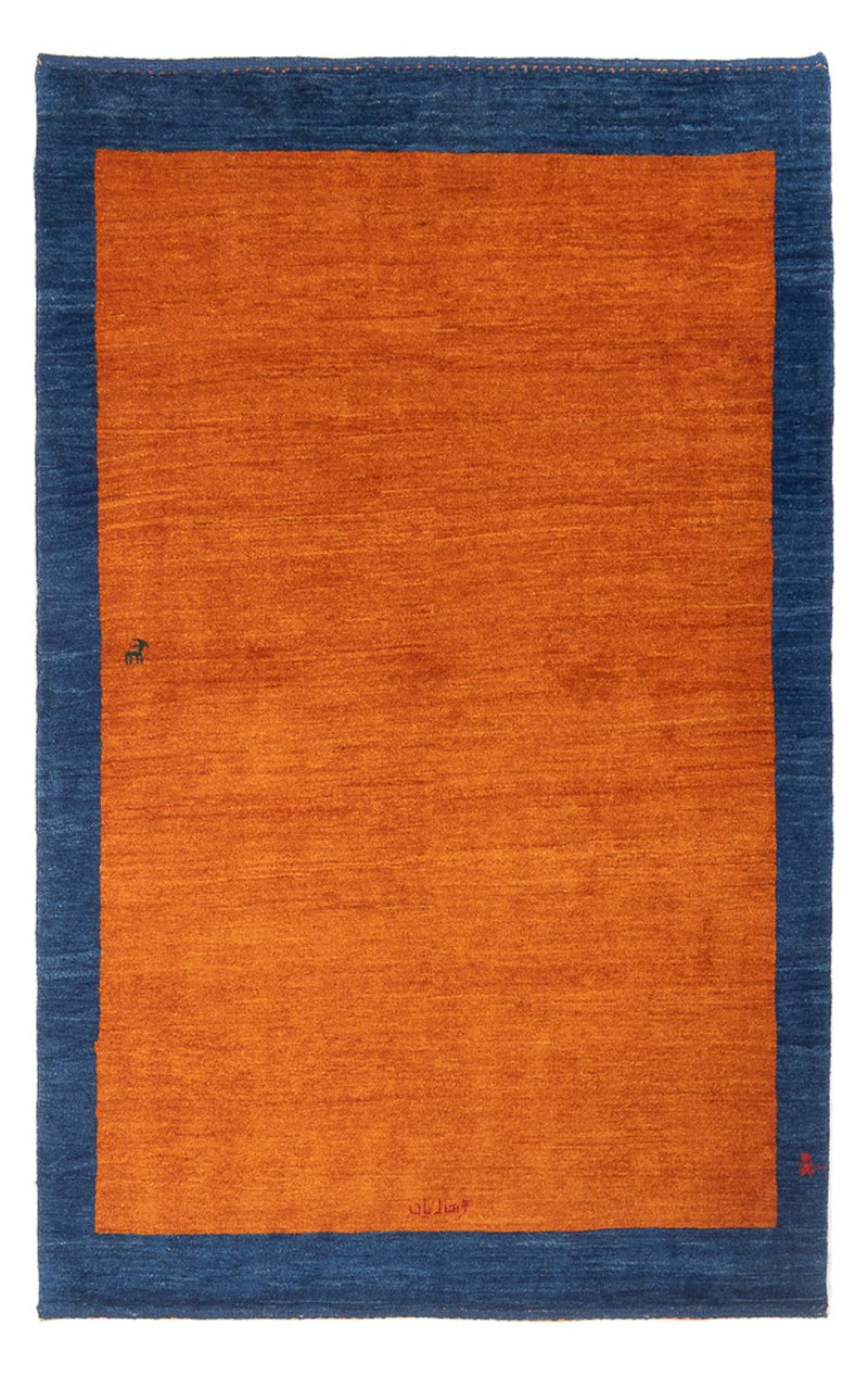 Gabbeh-tæppe - Persisk - 195 x 129 cm - flerfarvet