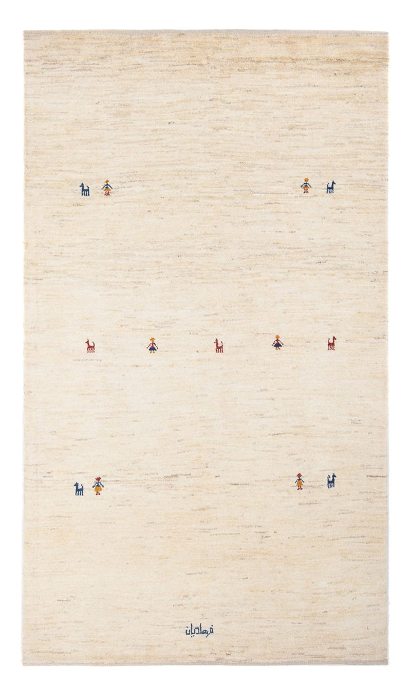 Gabbeh-tæppe - Persisk - 184 x 112 cm - beige