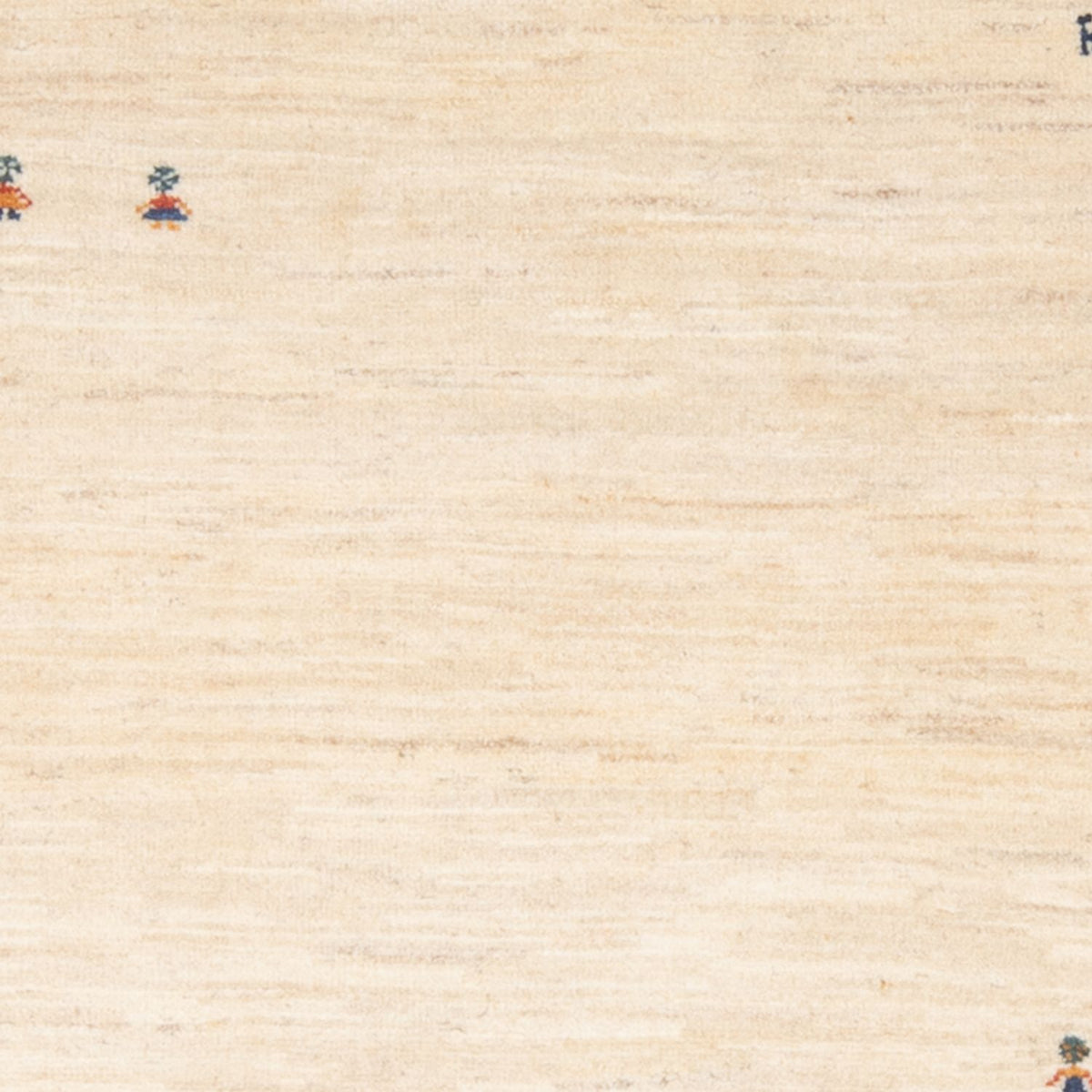 Gabbeh-tæppe - Persisk - 150 x 109 cm - lys beige