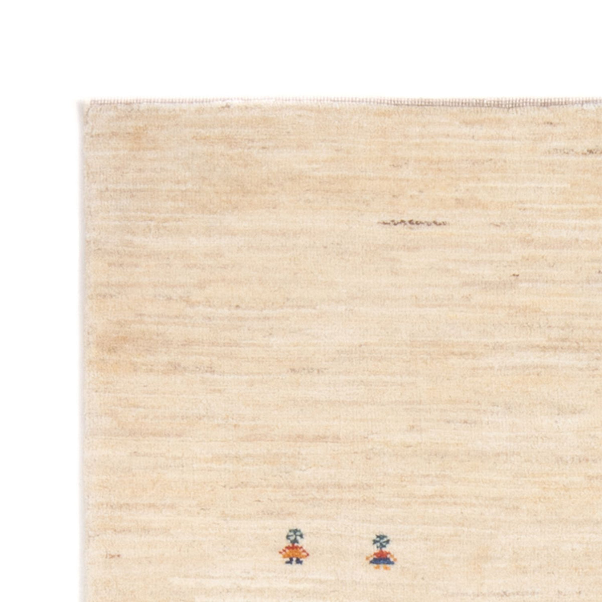 Gabbeh-tæppe - Persisk - 150 x 109 cm - lys beige