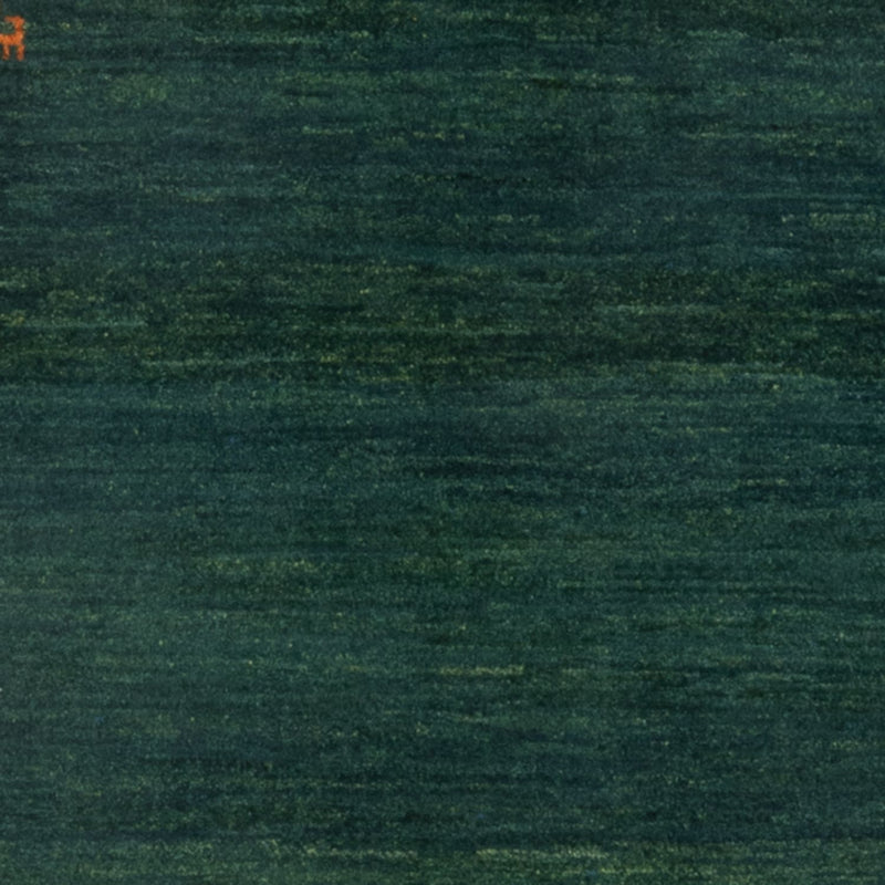 Gabbeh-tæppe - Persisk - 146 x 98 cm - mørkegrøn