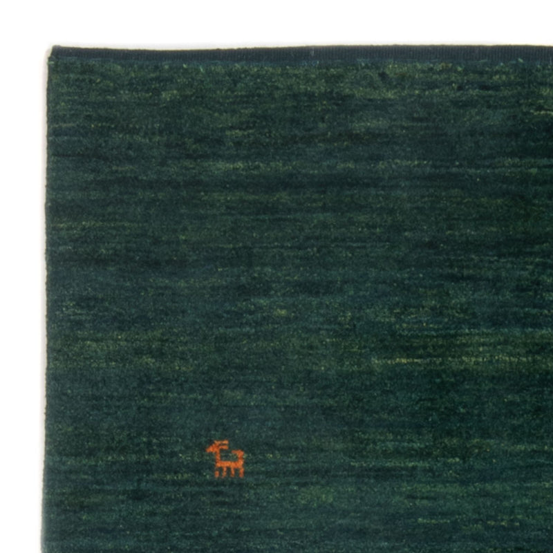 Gabbeh-tæppe - Persisk - 146 x 98 cm - mørkegrøn