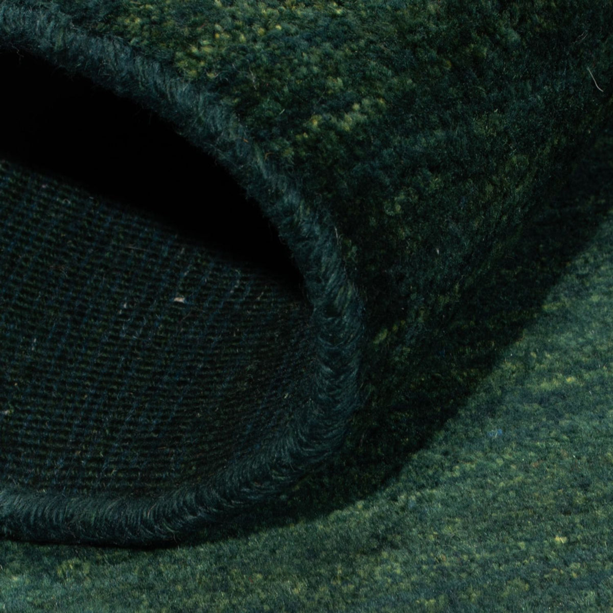 Gabbeh-tæppe - Persisk - 146 x 98 cm - mørkegrøn