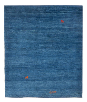 Gabbeh-tæppe - Persisk - 140 x 102 cm - havblå