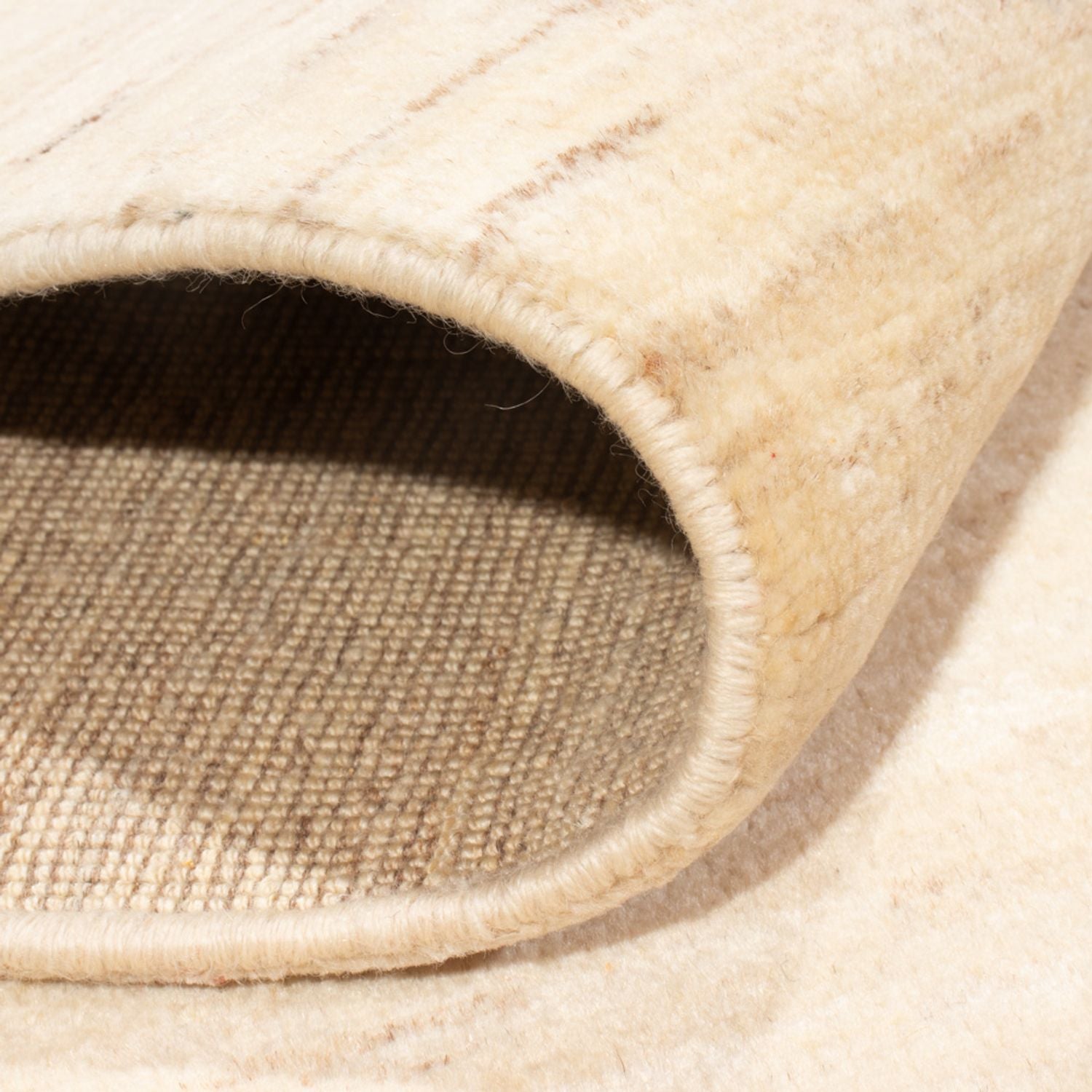 Gabbeh-tæppe - Persisk - 163 x 107 cm - lys beige