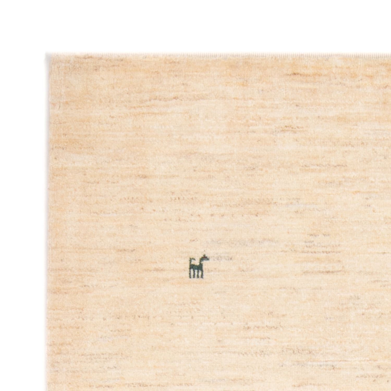 Gabbeh-tæppe - Persisk - 153 x 108 cm - lys beige
