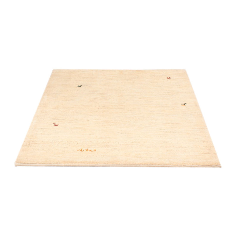 Gabbeh-tæppe - Persisk - 153 x 108 cm - lys beige