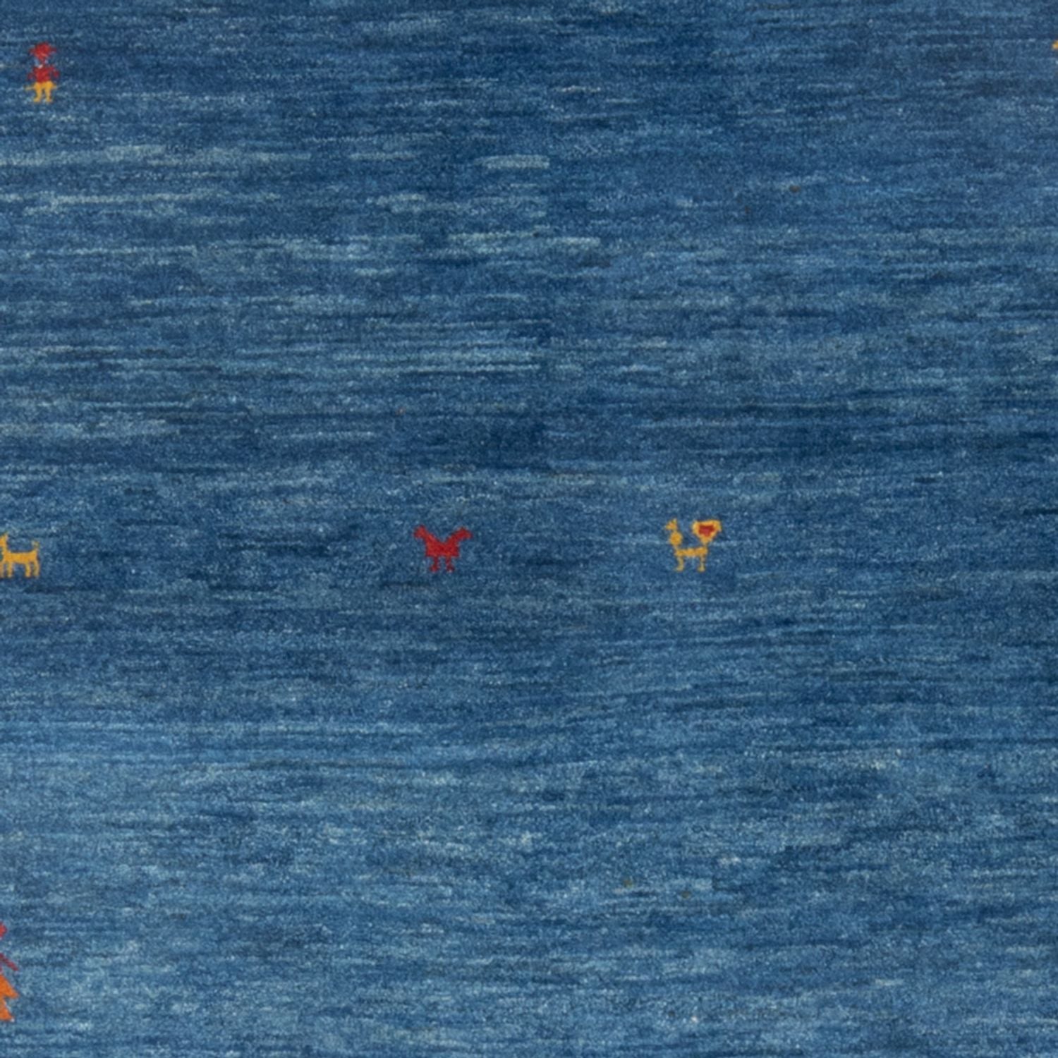 Gabbeh-tæppe - Persisk - 144 x 96 cm - havblå