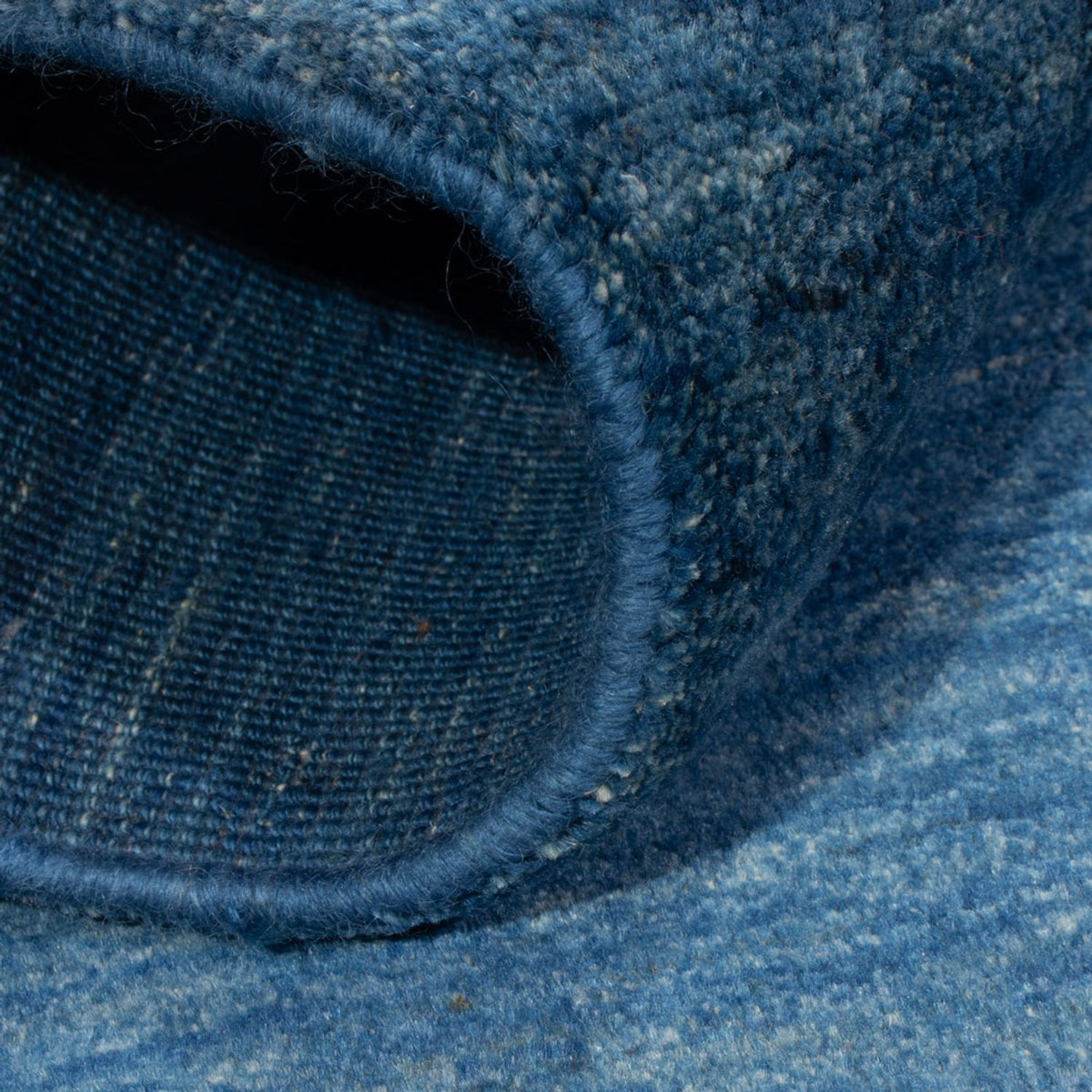 Gabbeh-tæppe - Persisk - 144 x 96 cm - havblå