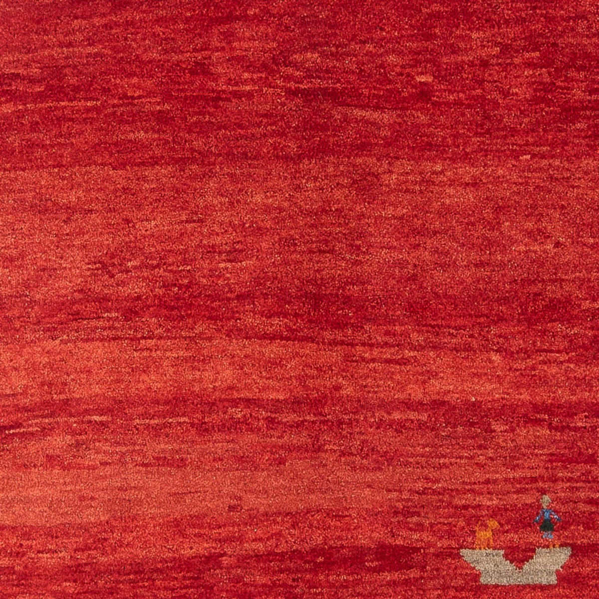 Gabbeh-tæppe - Persisk - 193 x 122 cm - flerfarvet