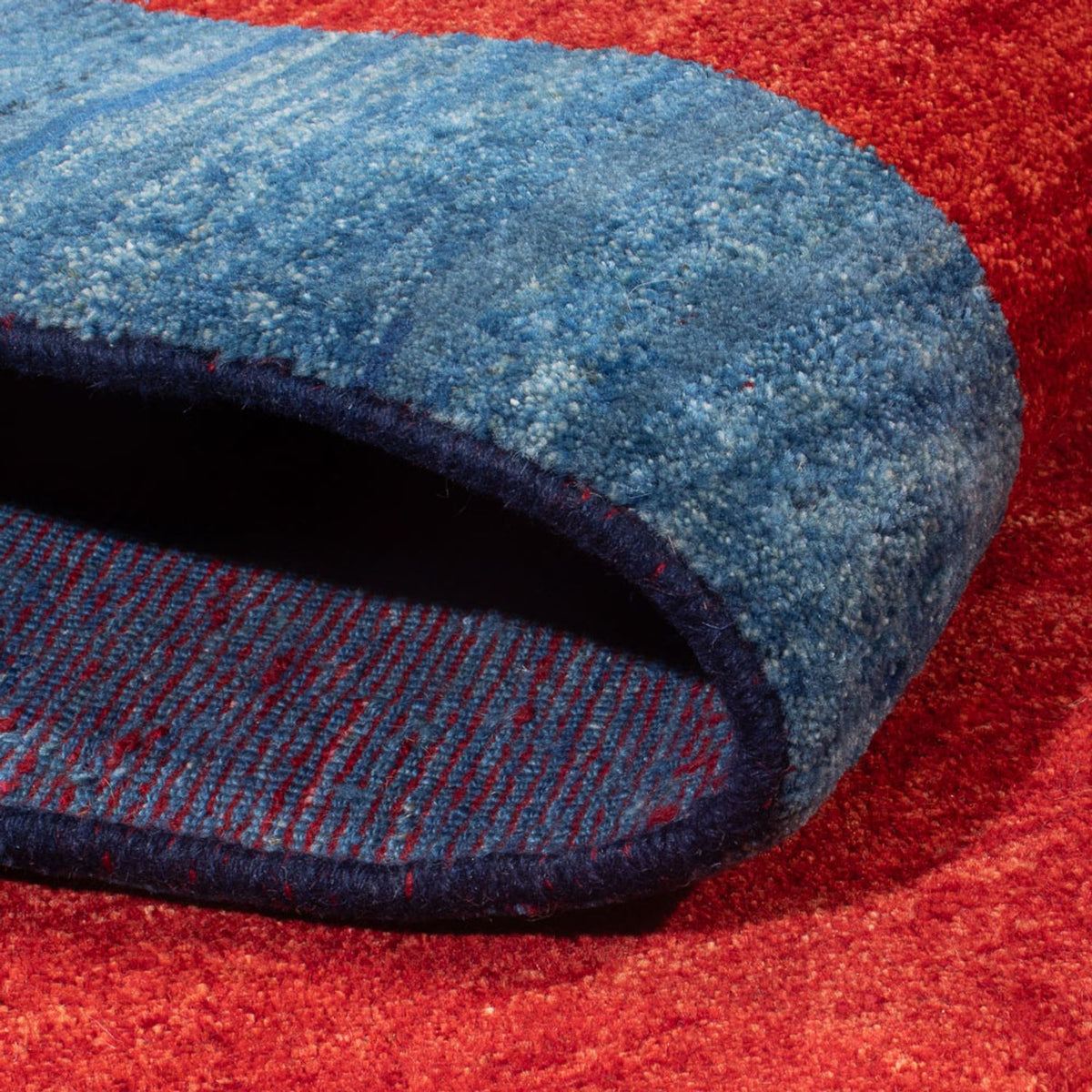 Gabbeh-tæppe - Persisk - 193 x 122 cm - flerfarvet