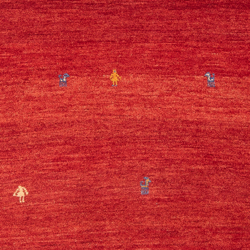 Gabbeh-tæppe - Persisk - 189 x 123 cm - rød