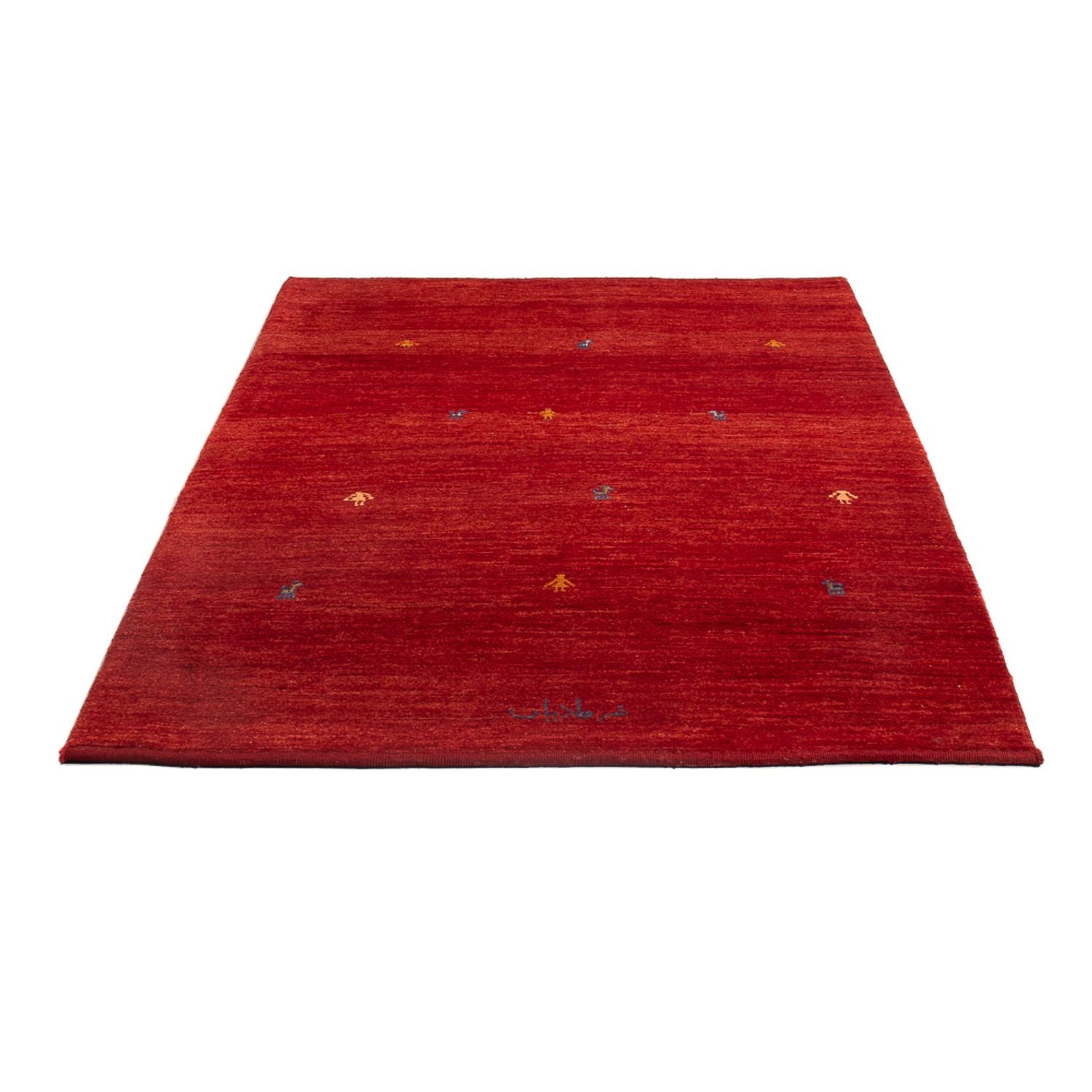 Gabbeh-tæppe - Persisk - 189 x 123 cm - rød
