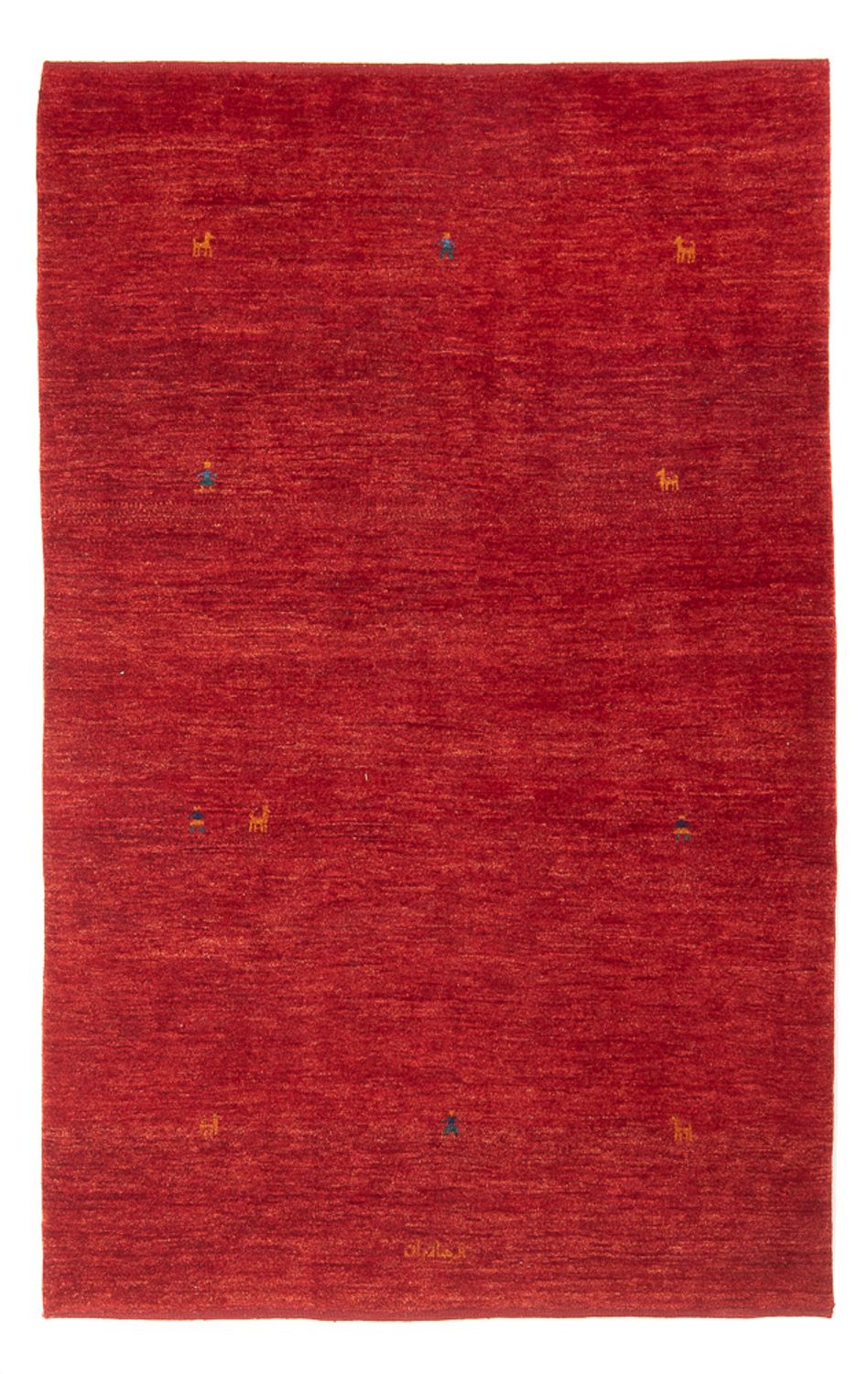 Gabbeh-tæppe - Persisk - 186 x 122 cm - rød