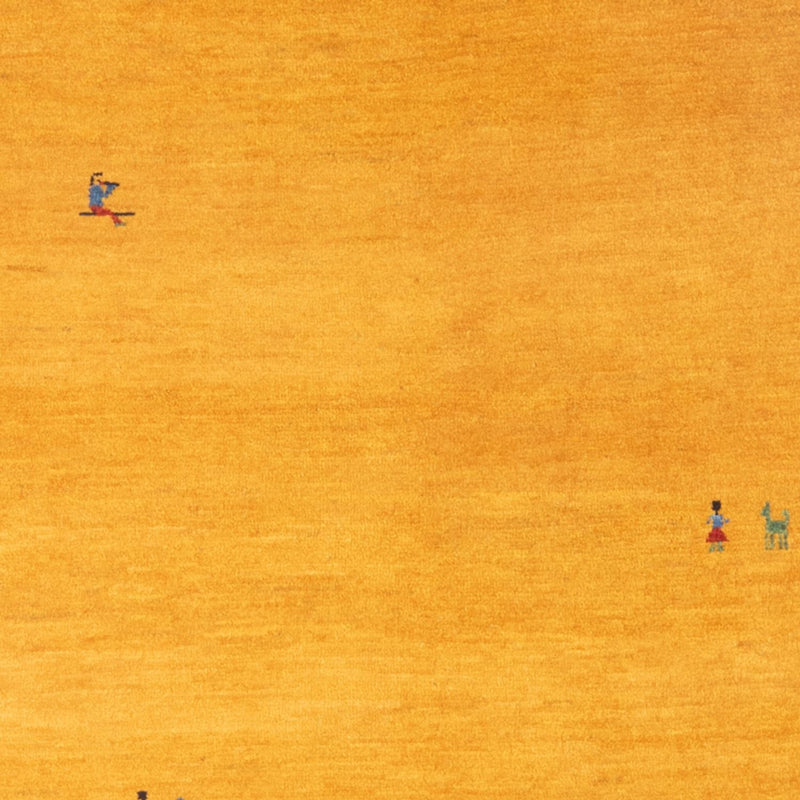 Gabbeh-tæppe - Persisk - 147 x 100 cm - guld