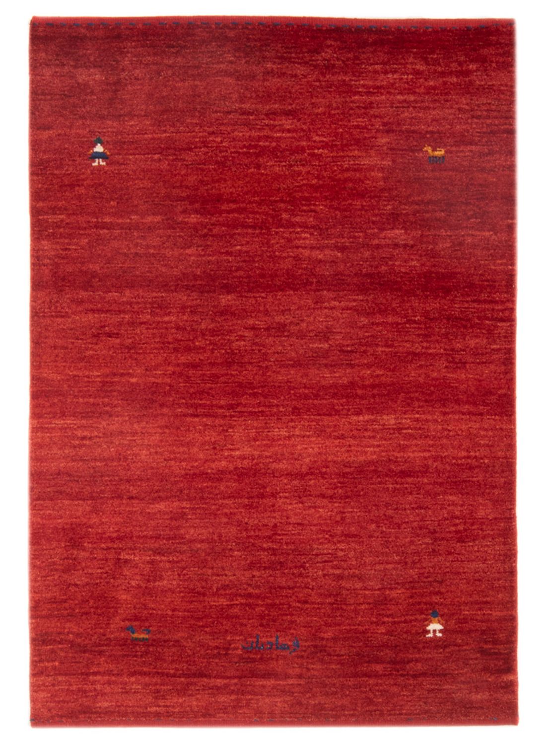 Gabbeh-tæppe - Persisk - 149 x 99 cm - rød