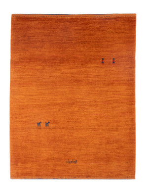 Gabbeh-tæppe - Persisk - 147 x 104 cm - orange