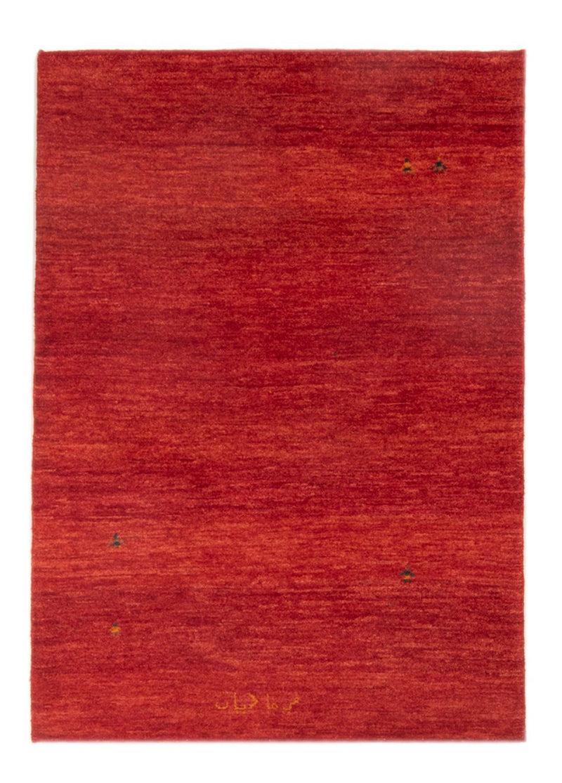 Gabbeh-tæppe - Persisk - 142 x 100 cm - rød