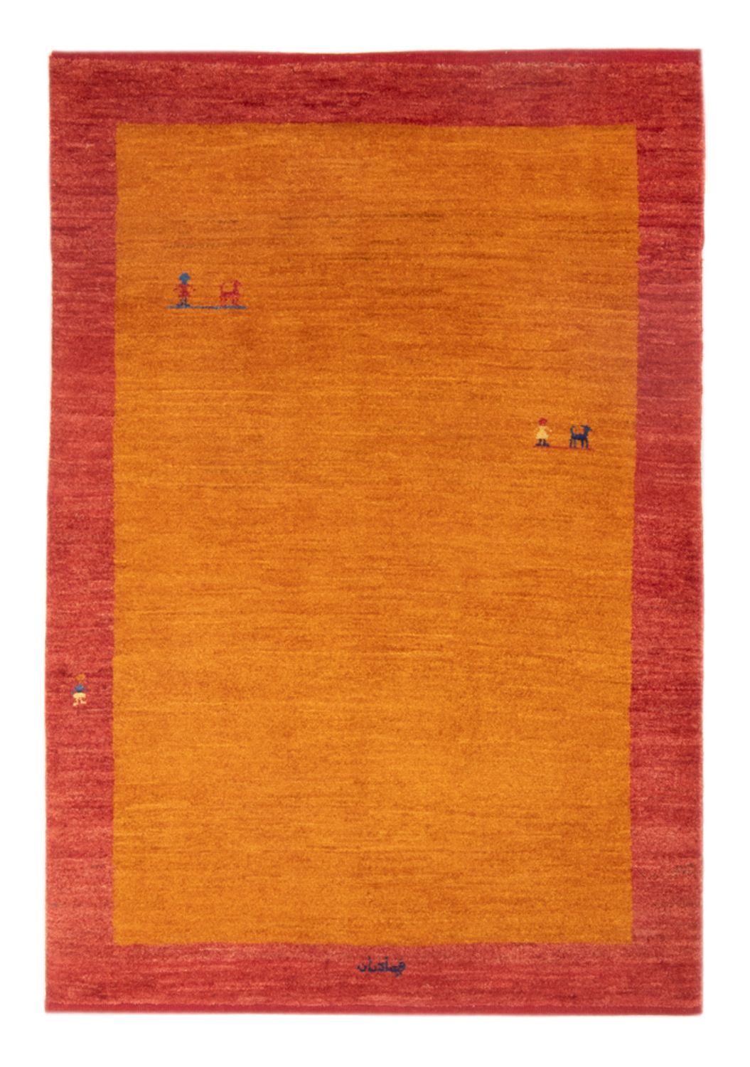 Gabbeh-tæppe - Persisk - 155 x 101 cm - flerfarvet