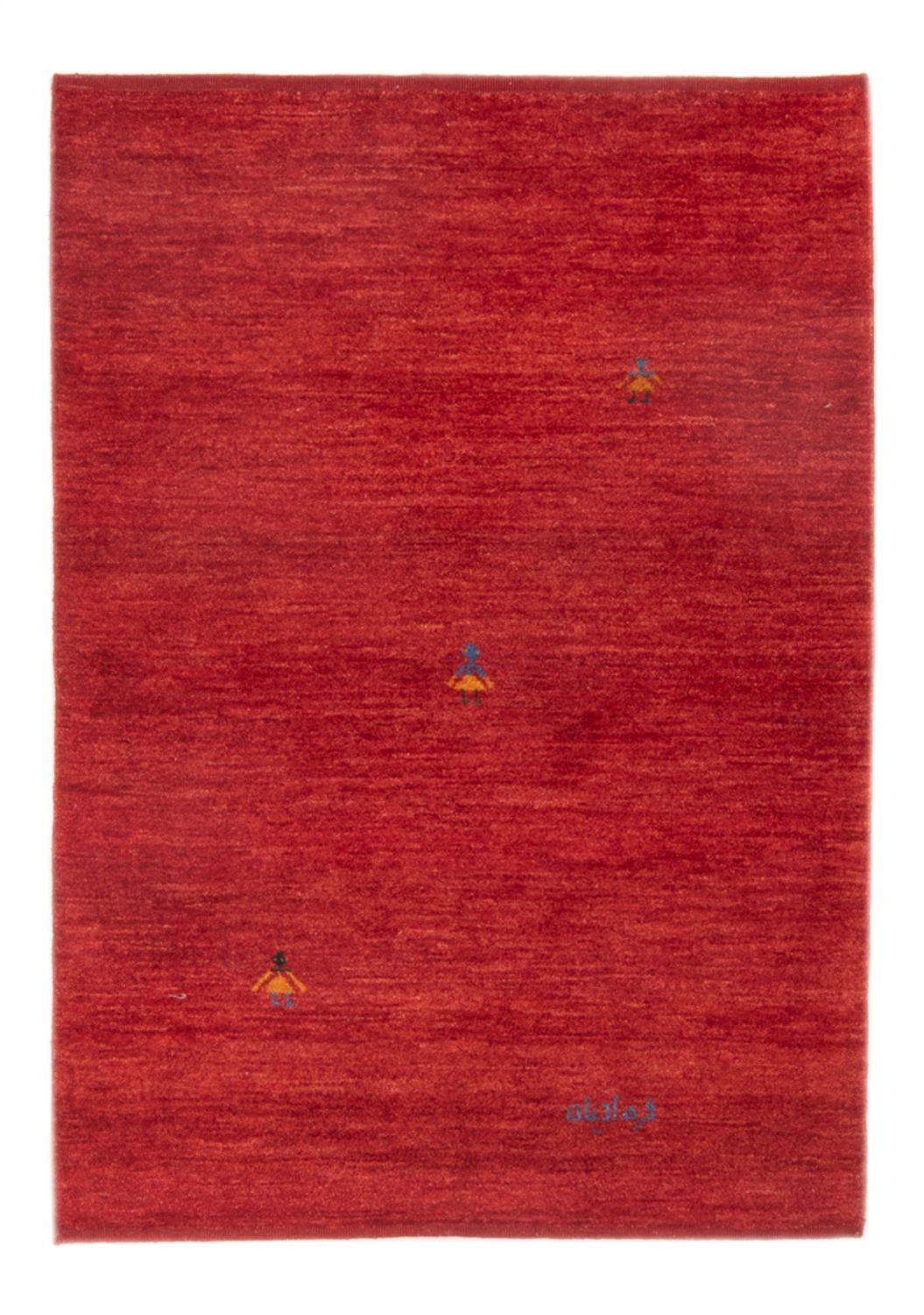 Gabbeh-tæppe - Persisk - 145 x 96 cm - rød