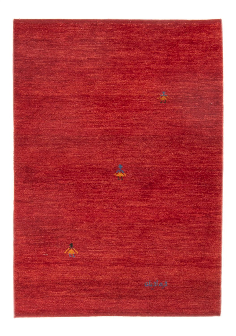 Gabbeh-tæppe - Persisk - 145 x 96 cm - rød