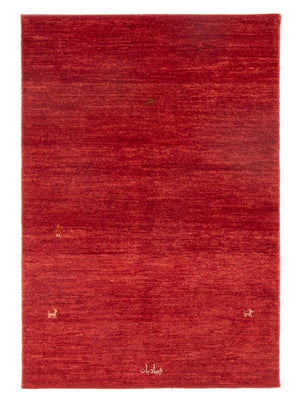 Gabbeh-tæppe - Persisk - 147 x 98 cm - rød