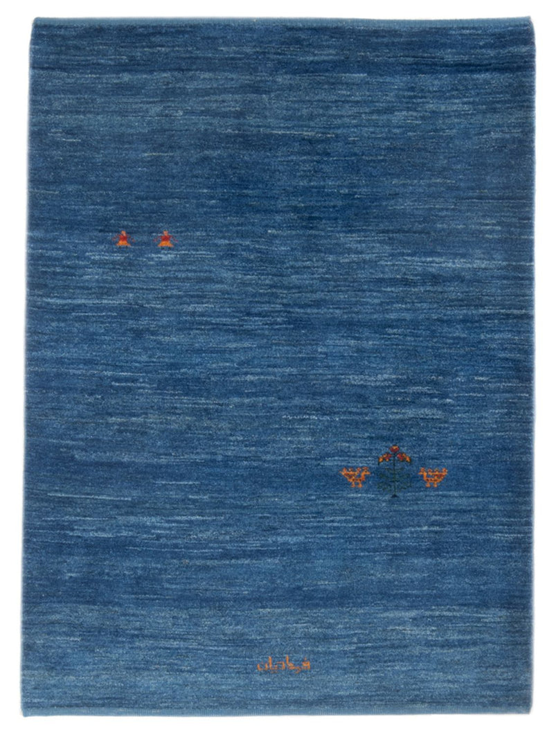 Gabbeh-tæppe - Persisk - 147 x 102 cm - havblå