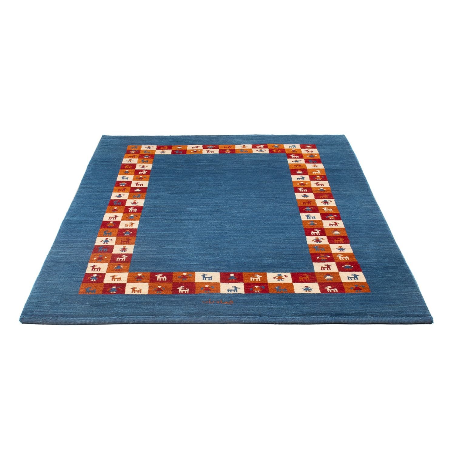 Gabbeh-tæppe - Persisk - 176 x 122 cm - flerfarvet
