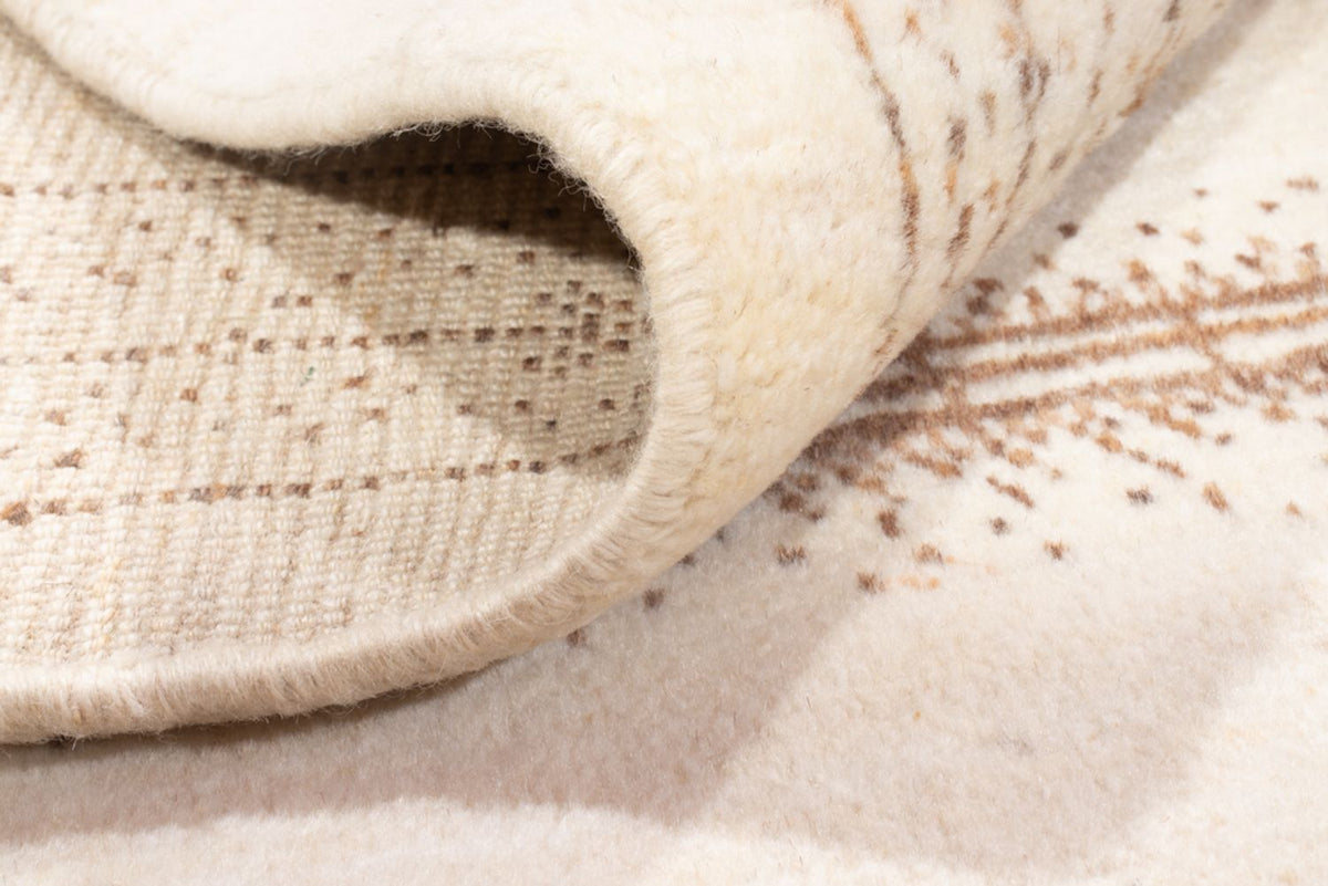 Gabbeh-tæppe - Persisk - 142 x 100 cm - hvid