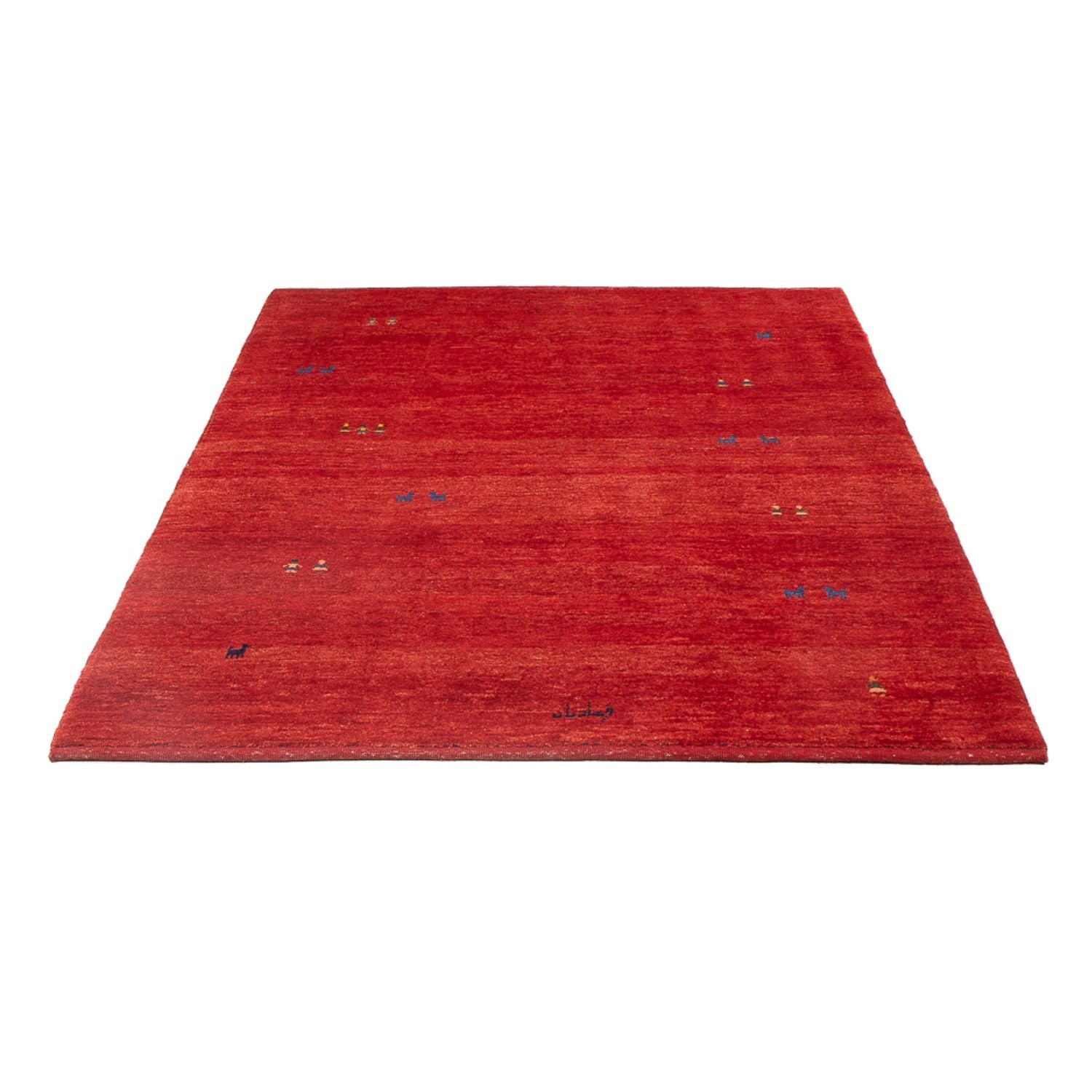 Gabbeh-tæppe - Persisk - 183 x 123 cm - rød