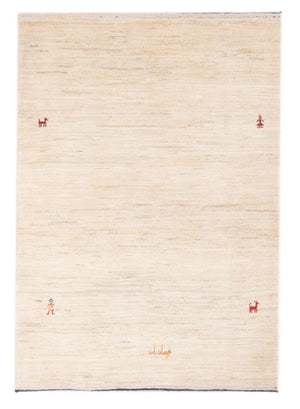 Gabbeh-tæppe - Persisk - 148 x 100 cm - lys beige