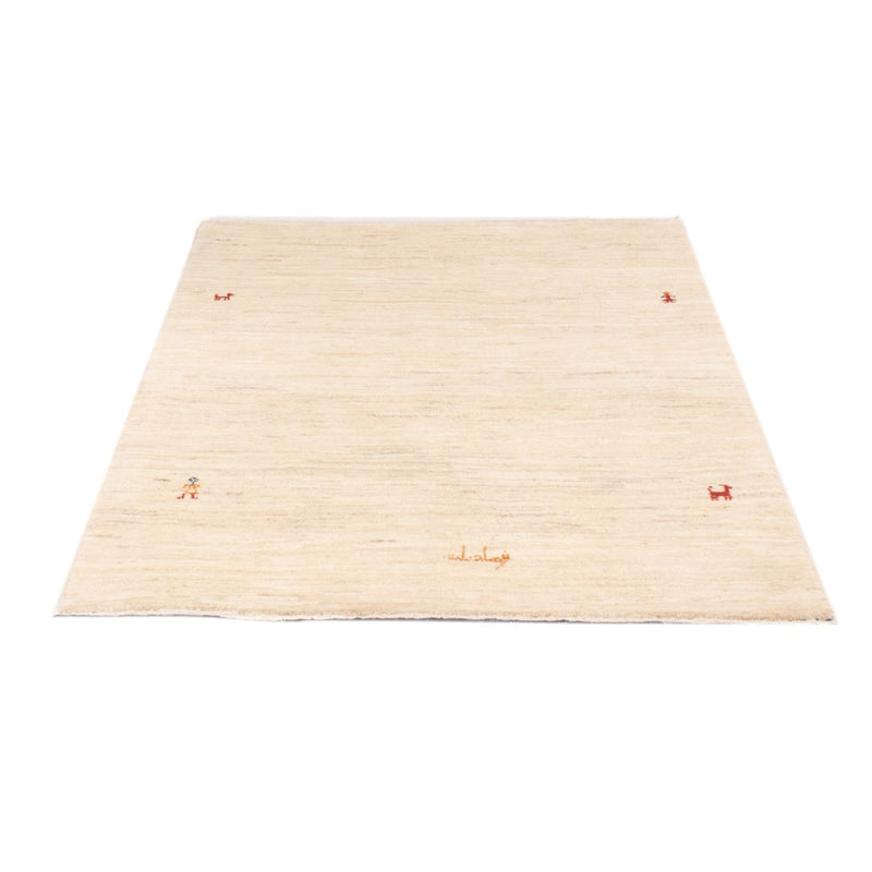Gabbeh-tæppe - Persisk - 148 x 100 cm - lys beige