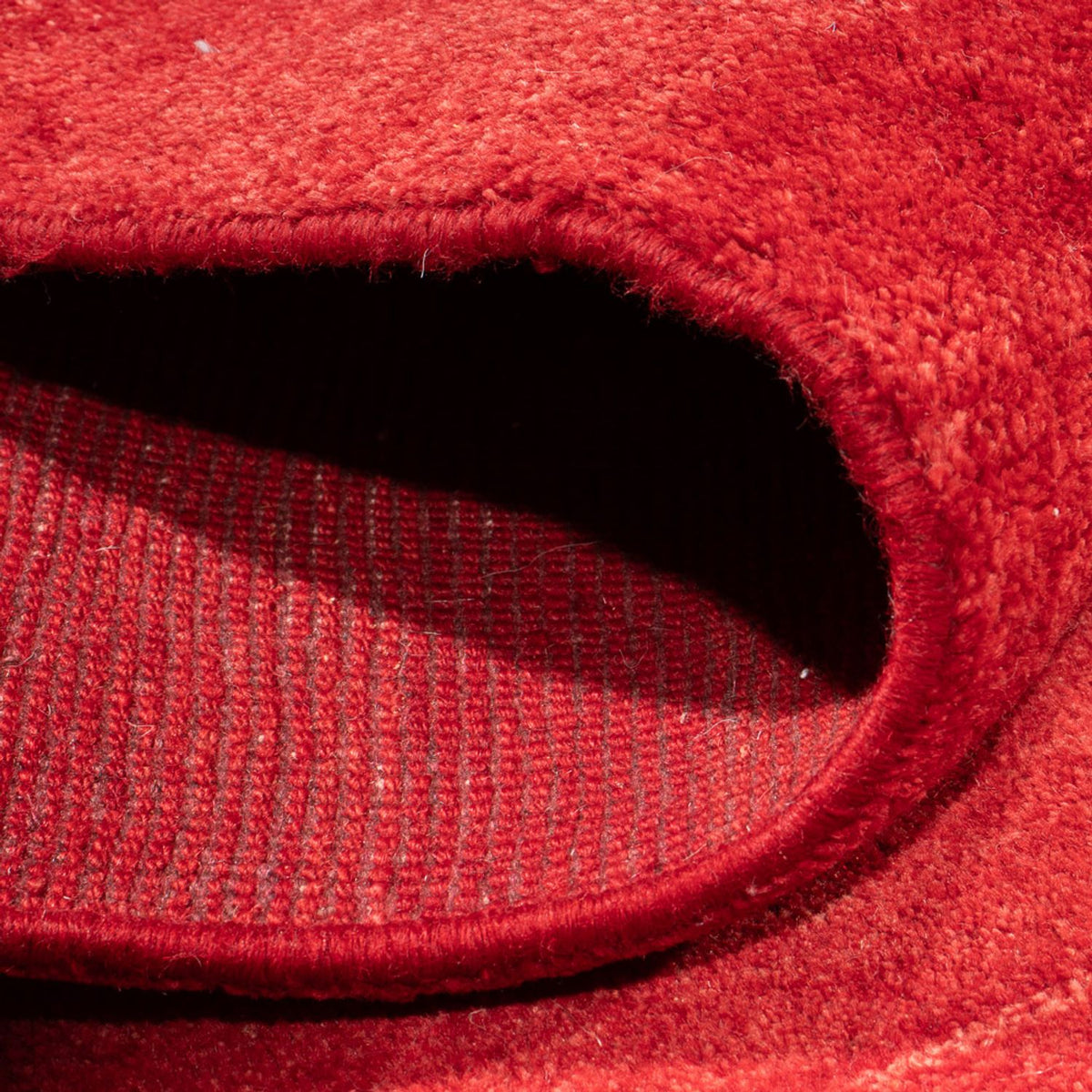 Gabbeh-tæppe - Persisk - 390 x 316 cm - rød