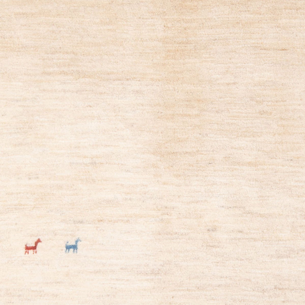 Gabbeh-tæppe - Persisk - 158 x 108 cm - lys beige