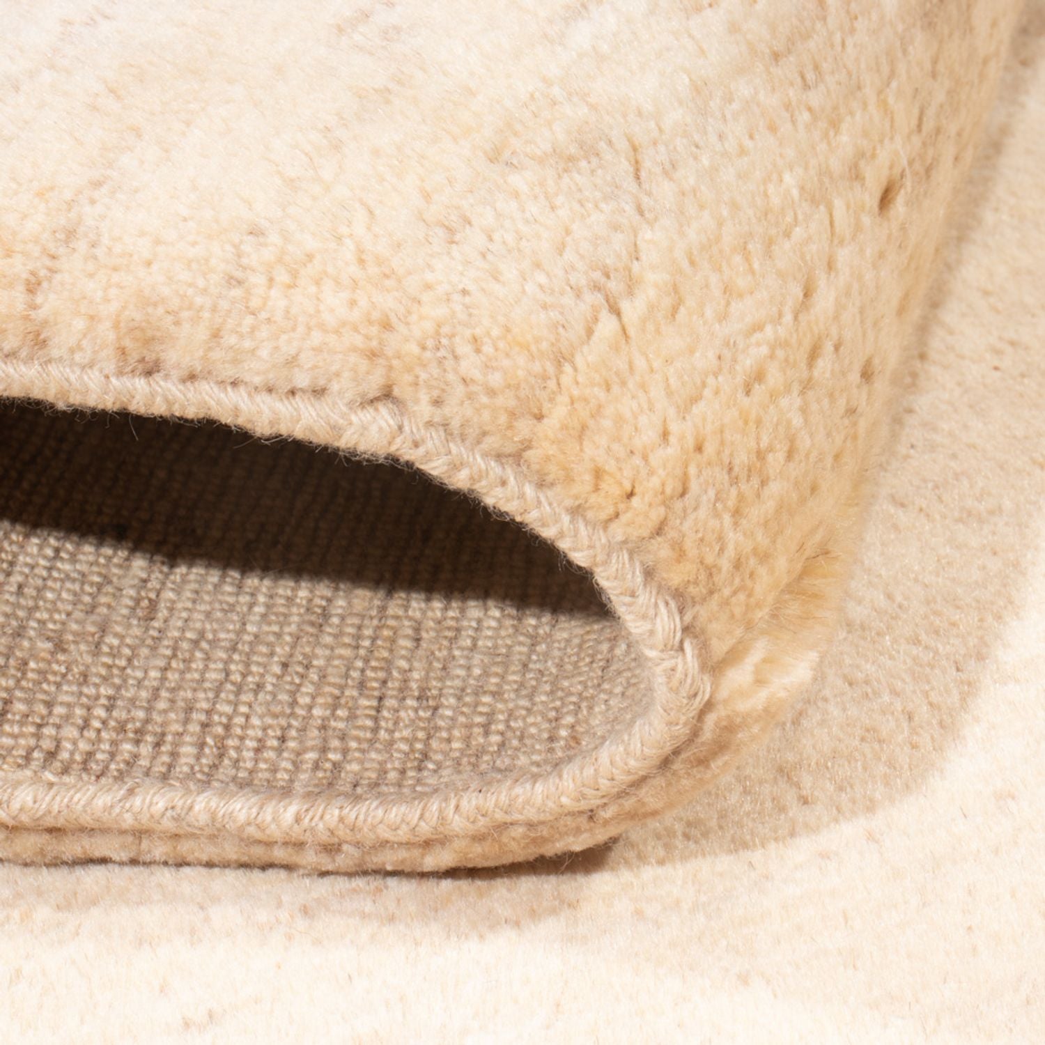 Gabbeh-tæppe - Persisk - 158 x 108 cm - lys beige