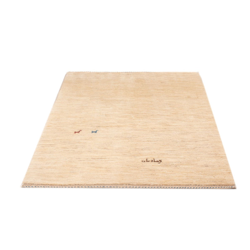 Gabbeh-tæppe - Persisk - 158 x 108 cm - lys beige