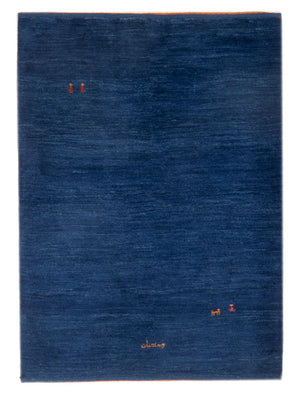 Gabbeh-tæppe - Persisk - 158 x 107 cm - mørkeblå