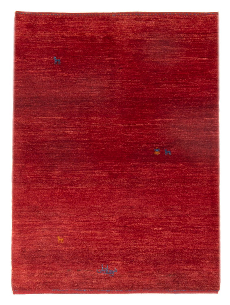 Gabbeh-tæppe - Persisk - 147 x 101 cm - mørkerød