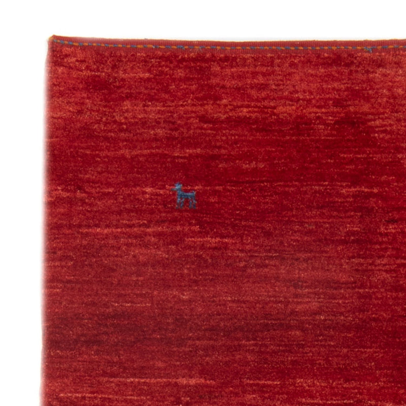 Gabbeh-tæppe - Persisk - 147 x 101 cm - mørkerød