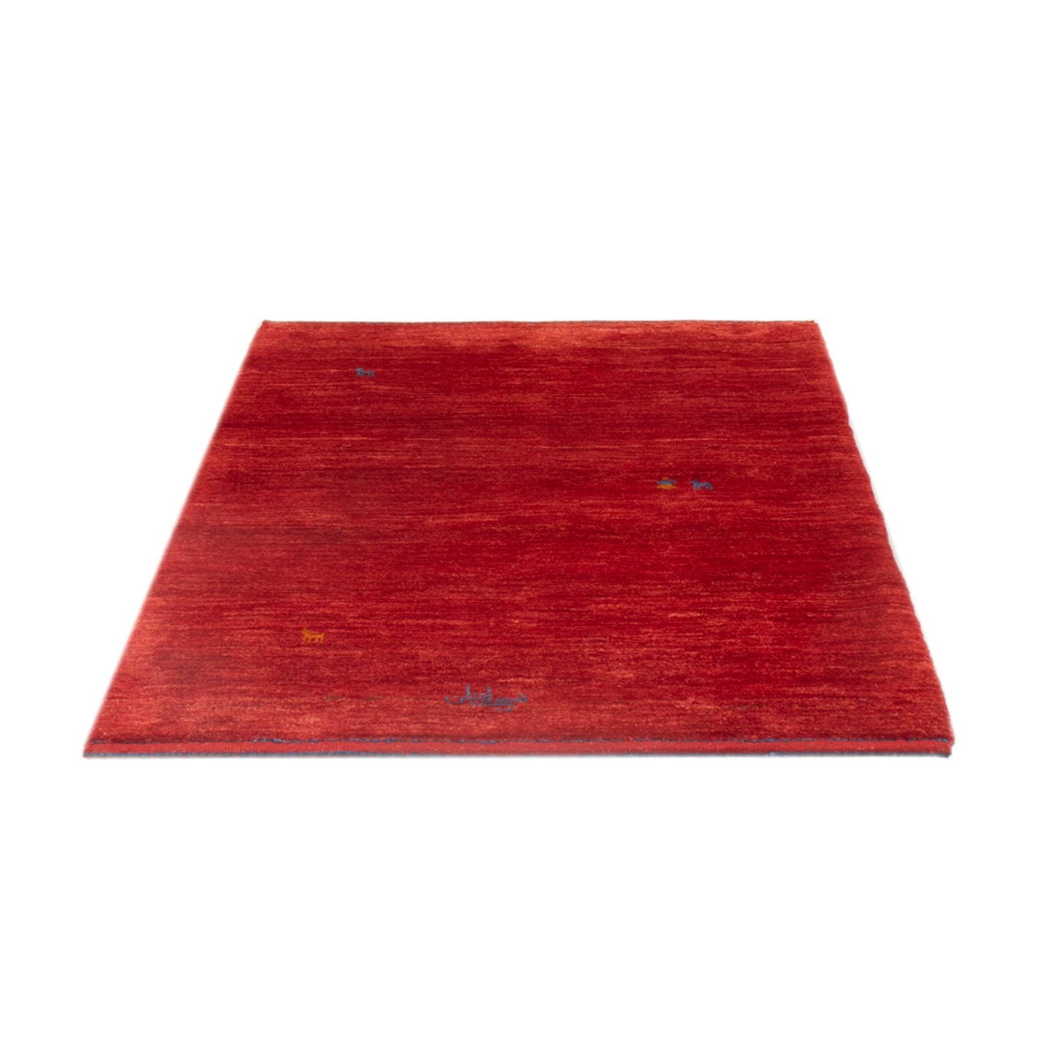 Gabbeh-tæppe - Persisk - 147 x 101 cm - mørkerød