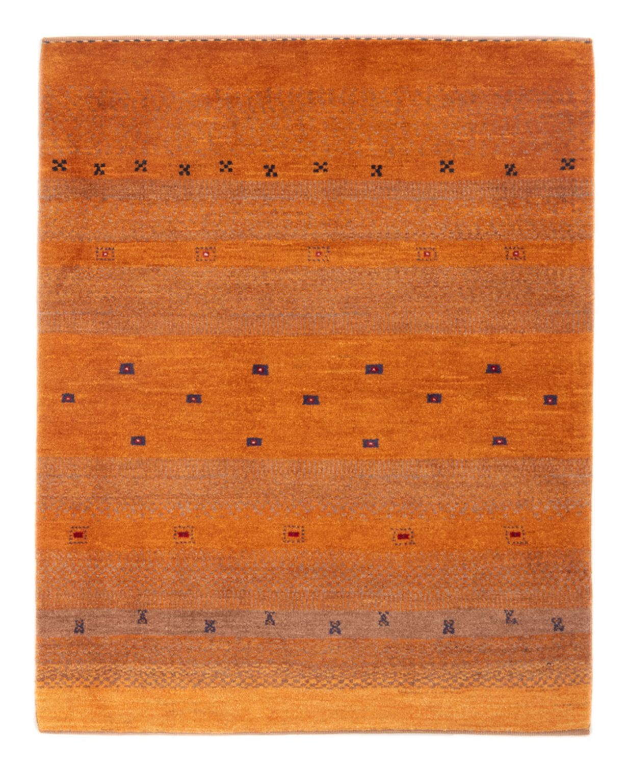 Gabbeh-tæppe - Persisk - 145 x 100 cm - terrakotta