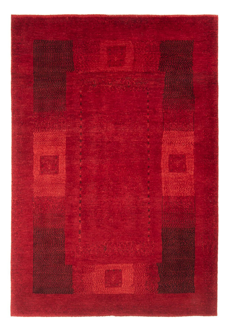 Gabbeh-tæppe - Persisk - 180 x 127 cm - mørkerød