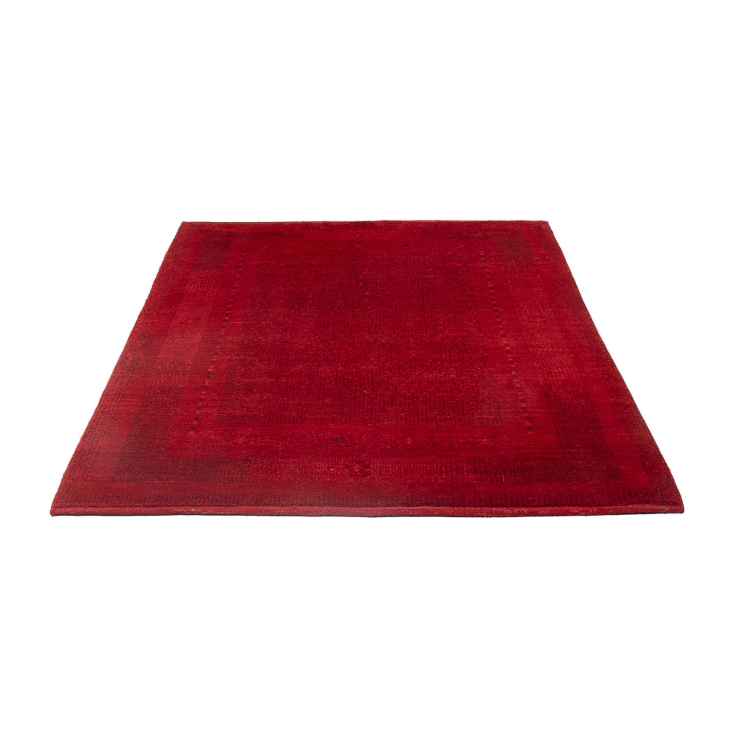Gabbeh-tæppe - Persisk - 177 x 128 cm - mørkerød