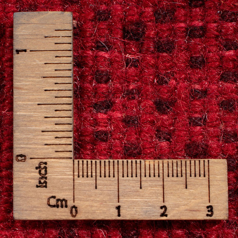 Gabbeh-tæppe - Persisk - 177 x 128 cm - mørkerød