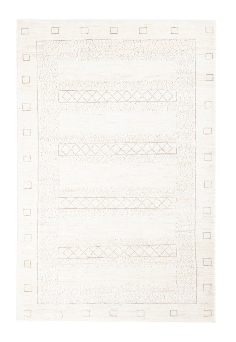 Gabbeh-tæppe - Persisk - 180 x 120 cm - hvid