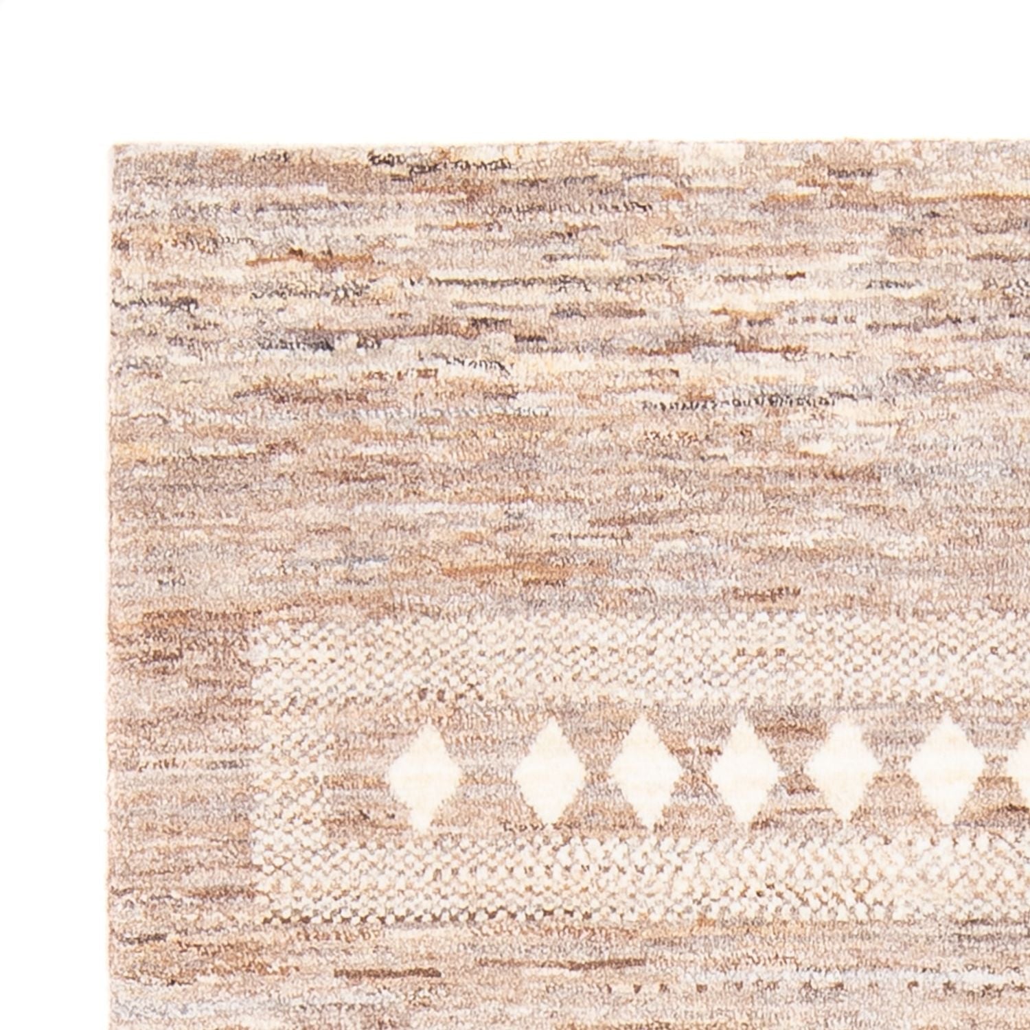 Gabbeh-tæppe - Persisk - 180 x 120 cm - mørk beige