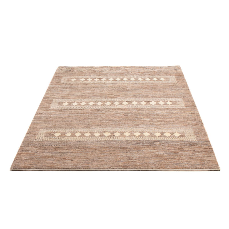 Gabbeh-tæppe - Persisk - 180 x 120 cm - mørk beige